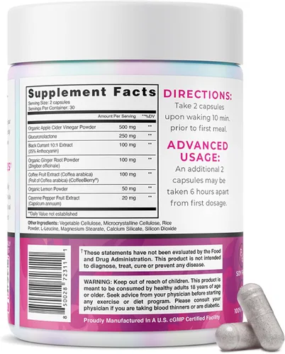 Vista 2 de One Sol Quemador de grasa para mujeres, potenciador natural del metabolismo, quema más calorías, aumenta la energía y el estado de ánimo, reduce