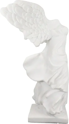 Vista 3 de Ebros - Estatua de la victoria de samotracia con alas grandes, 10.5 pulgadas de alto, figura de diosa griega romana Victoria, artefacto de ruina
