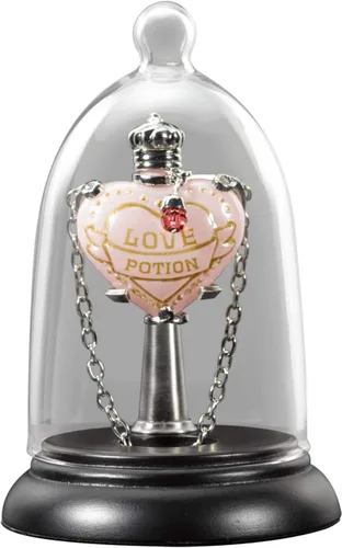 Vista 6 de The Noble Collection Colgante y exhibición de poción de amor de Harry Potter, incluye cadena de 18 pulgadas y exhibición de coleccionista, juego