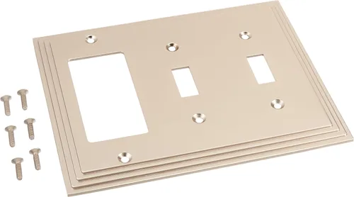 Vista 23 de AMERELLE 84DVB Steps Placa de Pared de Metal Fundido Dúplex Individual en Bronce Envejecido