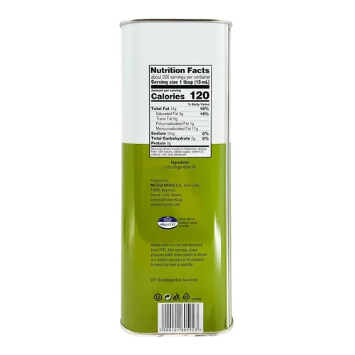 Vista 2 de Terra Creta Galardonado Kolymvari Estates 100% Puro Aceite de Oliva Griego Extraído en Frío Denominación de Origen Protegida 3Ltr