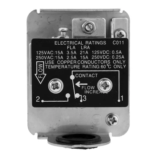 Vista 3 de HFS-25 1"/DN25 SPDT contactos interruptor de agua, interruptor de control de paleta de agua líquida 6-380V