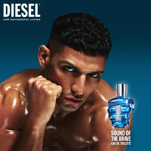 Vista 4 de Diesel Sound of the Brave, Eau de Toilette & Fragrance Gift Set for Men, Notes of Lemon, Spicy Juniper Berries & Ambery Wood