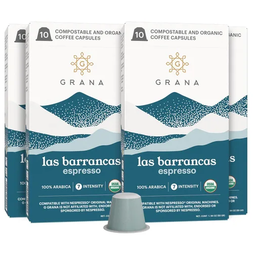 Vista 11 de G GRANA Cápsulas de café, compatibles con Nespresso OriginalLine, 60 unidades, expreso tostado medio y oscuro, café especial de fuente única 100%