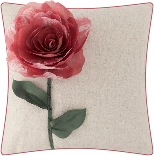 Vista 13 de KINGROSE Funda de almohada decorativa con diseño de mariposa 3D, diseño de corazón dulce, funda de cojín suave para el Día de San Valentín, Día