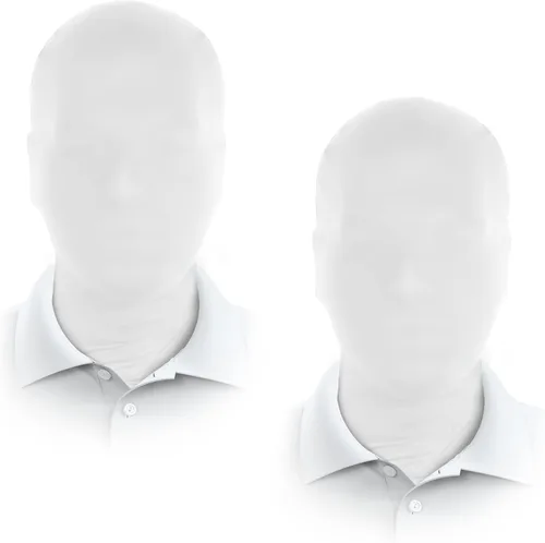 Vista 8 de JEGERMIG Paquete de 2 máscaras de cara completa con capucha para disfraz de Halloween y cosplay