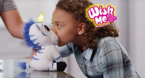 Vista 6 de Pets - Animales de peluche LED iluminados - Unicornio Tinks azul y blanco con cuerno brillante