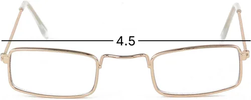Vista 4 de Skeleteen Juego de disfraz de anciana – peluca gris de abuela y lentes rectangulares dorados falsos para mujeres y niñas