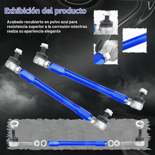 Vista 6 de K750094 K750095 Enlace de barra estabilizadora ajustable - Enlace de extremo de barra estabilizadora frontal ajustable 300mm - 350mm Compatible