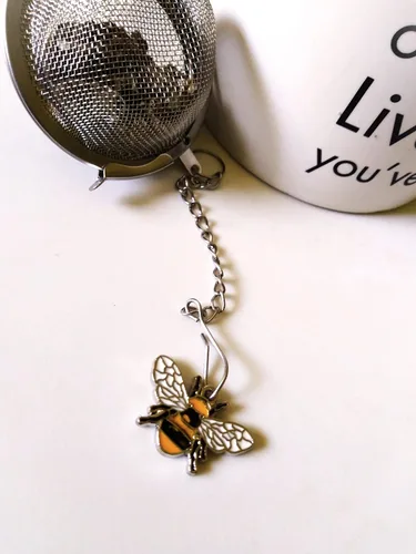 Vista 5 de Linda bola infusora de té de abeja para elaboración de hojas sueltas