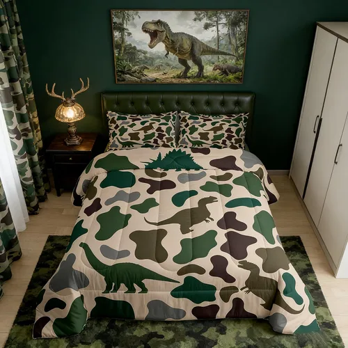 Vista 26 de Manfei Juego de edredón de vaquero occidental tamaño individual, juego de ropa de cama con estampado de calavera de toro, caballo y flecha, 2 piezas