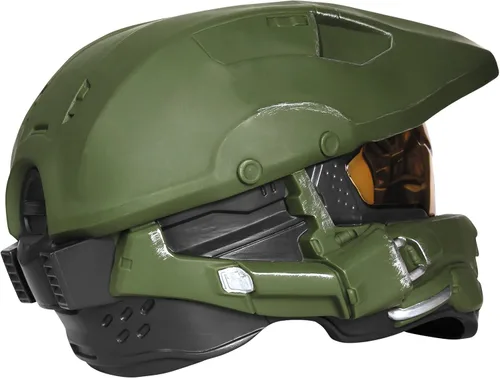 Vista 7 de Disguise Casco de lujo iluminado Master Chief para hombre, Multicolor