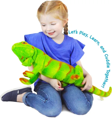 Vista 3 de TigerHart Iago The Iguana - Peluche de 29 pulgadas
