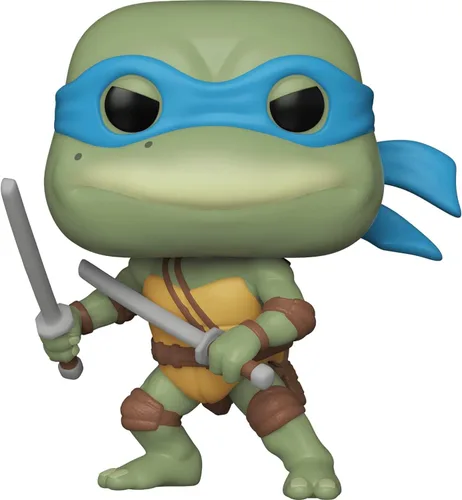 Vista 6 de POP Teenage Mutant Ninja Turtles - Figura de vinilo de Leonardo Funko (con funda protectora de caja compatible)