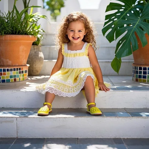 Vista 2 de THEE BRON Sandalias cómodas para niñas, zapatos para niños, sandalias rellenas