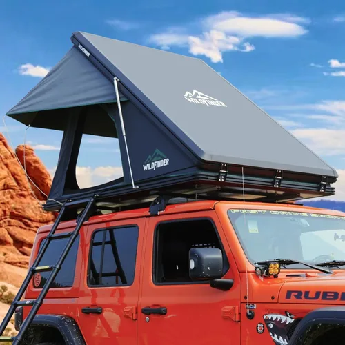 Vista 10 de WildFinder Toldo retráctil para automóvil de 8.2 x 6.6 pies, parasol impermeable para SUV