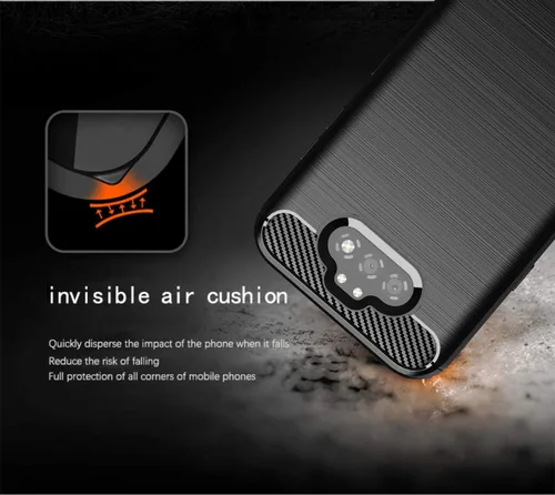 Vista 6 de Asuwish Compatible con LG K31/Phoenix 5/Fortune 3/Risio 4 Protector de pantalla de vidrio templado y accesorios de celda de silicona delgada de goma