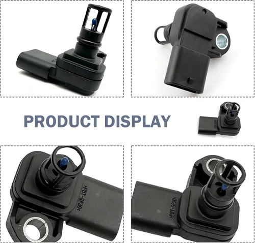 Vista 5 de Shakas Sensor de mapa de presión absoluta del colector, sensor de presión de admisión automotriz, repuesto OEM #12681993 12670600 12707766 5S15725