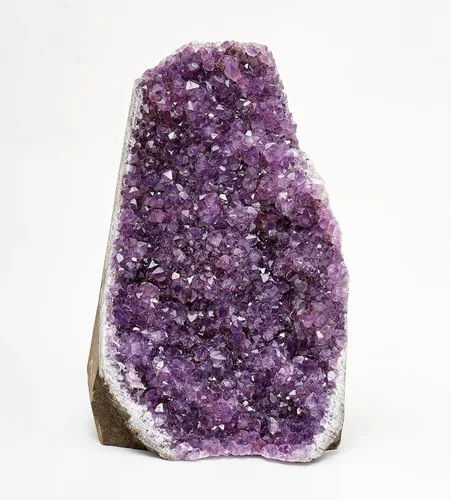 Vista 10 de Geoda de cristal de amatista de 0.5 a 1 libra de Uruguay – 2.5" a 4" de altura, piedra natural de racimo de amatista grande – cristales y piedras