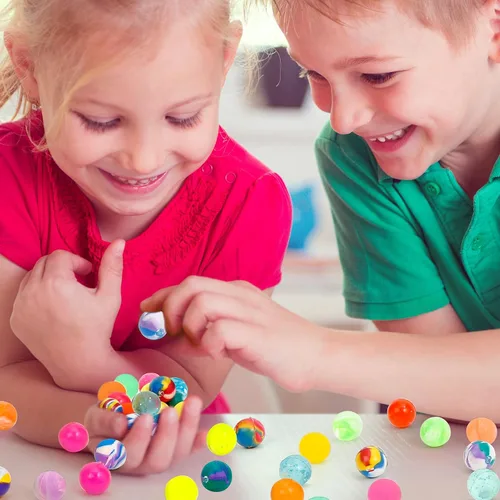 Vista 6 de Pllieay 200 piezas de pelotas rebotadoras, bolas hinchables de 32 mm para regalos de fiesta para niños, pelotas rebotadoras a granel para regalos