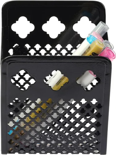 Vista 5 de Soporte magnético para lápices, organizador magnético para casillero, 1 paquete de soporte para bolígrafos, accesorios para la escuela y la oficina