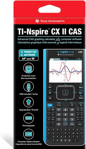 Vista 3 de Texas Instruments Calculadora gráfica de color TI-Nspire CX II CAS con software para estudiantes (PC/Mac)