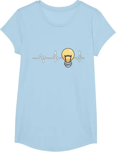 Vista 15 de Bombilla Heartbeat bombilla regalo bombilla bombilla camiseta Negro