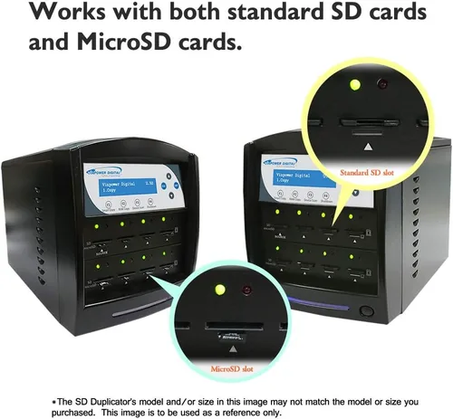 Vista 5 de Vinpower Digital SDShark SD & MicroSD Duplicator - 7 objetivo
