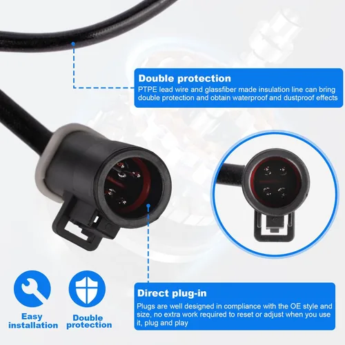 Vista 3 de 4 sensores O2 15717, sensor de oxígeno compatible con Ford para serie E compatible con Lincoln para Continental para Mazda para B4000 para Mercury