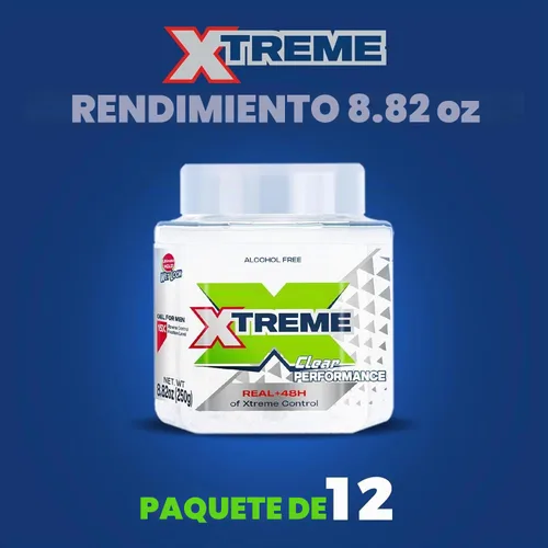 Vista 5 de Xtreme Clear Performance Styling Gel para el cabello para hombres, 8.82