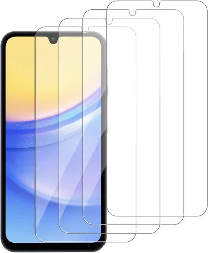 Vista 10 de Paquete de 4 protectores de pantalla de vidrio compatibles para Samsung Galaxy A07 5G / 4G [dureza 9H] - Vidrio templado de pantalla HD, resistente