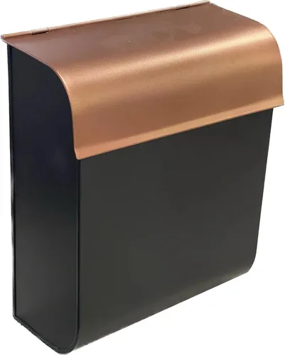 Vista 7 de NACH Buzón con bloqueo, 16 x 4.5 x 10 pulgadas, buzón negro con cerradura, soporte de pared impermeable para buzón - The Dominion Buzón con cerradura