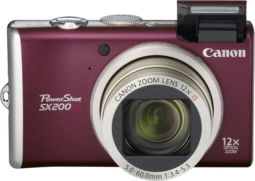 Vista 5 de Canon PowerShot SX200IS - Cámara digital de 12 MP con zoom estabilizado de imagen óptica de gran angular 12x y pantalla LCD de 3,0 pulgadas (Negro)