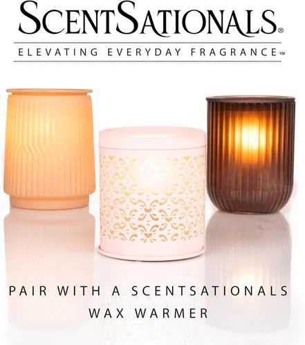 Vista 5 de Scentsationals Fragancia perfumada para derretir – Nube de algodón de azúcar, paquete de cubos de cera, tarta calentadora para el hogar, barra