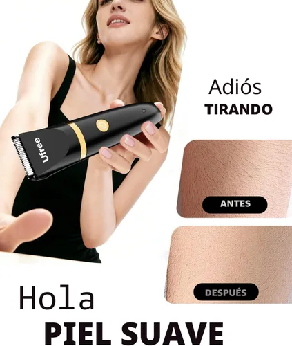 Vista 4 de Ufree Maquinillas de afeitar eléctricas 3 en 1 para mujer, regalos para mujeres Negro