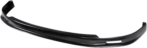 Vista 4 de Compatible con/Reemplazo para Labio de Parachoques Delantero, Spoiler de Labio Delantero PU Estilo MU Negro, Se Ajusta a Honda Civic Coupe Hatchback