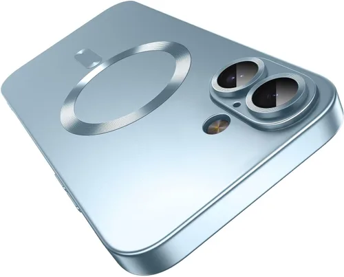 Vista 50 de Funda magnética para iPhone 13 Pro MagSafe con protector de lente de cámara, protección completa, delgada, suave, a prueba de golpes, antiarañazos