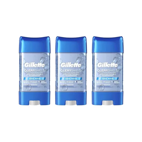 Vista 10 de Gillette Endurance Antitranspirante/desodorante, gel transparente Cool Wave, 3.8 onzas (paquete de 2), el embalaje puede variar