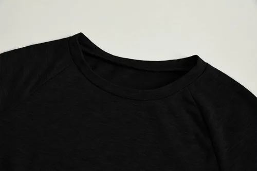 Vista 4 de Apbondy Camisetas casuales de manga larga con cuello redondo y rayas sueltas para niñas