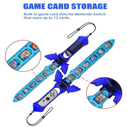 Vista 4 de KOEBSHPE Sword Accessories for Nintendo Switch, Skyward Sword Accessories for Switch SportsLegend of Zelda Tears of the KingdomSkyward Sword HD