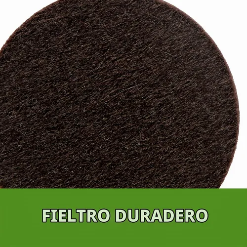 Vista 4 de Scotch - Almohadillas de fieltro 162 piezas, color marrón, almohadillas de fieltro para muebles para proteger suelos de madera dura, redondas