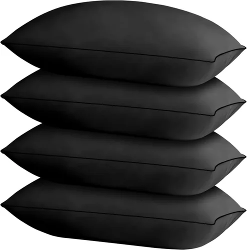 Vista 8 de HIMOON Almohadas de cama para dormir paquete de 4, juego de almohadas refrescantes de tamaño estándar de 4, funda de microfibra de alta gama
