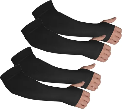 Vista 9 de Mangas protectoras de brazo para piel fina de ancianos, moretones, protección solar, hombres, mujeres