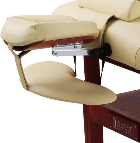 Vista 7 de Mesas de masaje Mt Master Massage Standard Universal Apoyabrazos Soporte Estante colgante para mesa de masaje, negro