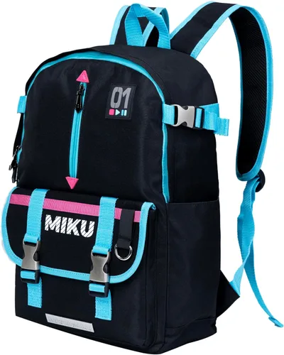 Vista 2 de x Mochila de viaje Hatsune Miku Collaboration para mujer y hombre, Anime