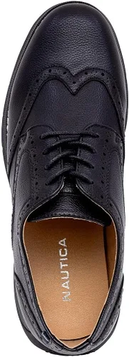 Vista 3 de Nautica Men's Wingtip Oxford Lace-Up Sneakers for Dress and Walking - Stylish and Comfortable Choice for Oxford Business Casual and Everyday Comfort