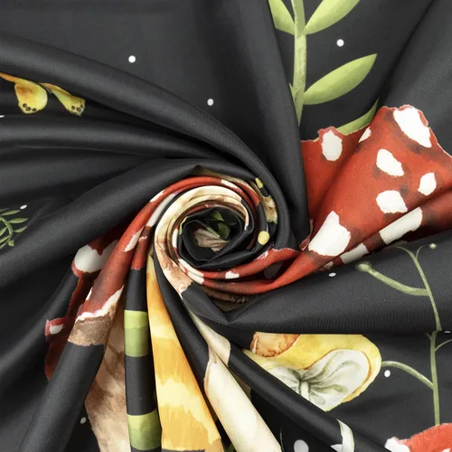 Vista 5 de HVEST Tapiz de hongos para colgar en la pared, tapiz bohemio de plantas y mariposas, noche con fase lunar y estrella, decoración de pared