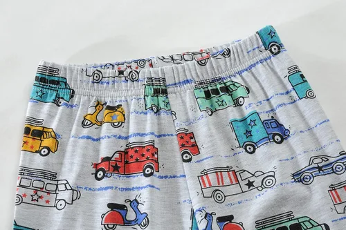 Vista 26 de Little Hand Pijamas para niños pequeños, Monster Truck 100% algodón, dinosaurio para niños, 2 piezas, ropa de dormir, conjuntos de ropa de dormir