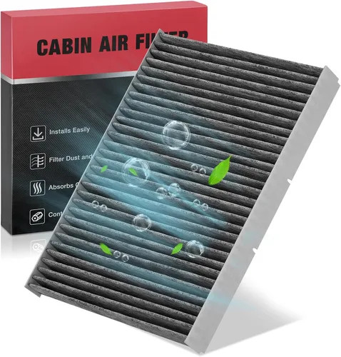 Vista 76 de BDFHYK 1 filtro de aire de cabina CF11902 con carbón activado compatible con Porsche 2003-2006 y 2008-2018 Cayenne, compatible con Volkswagen