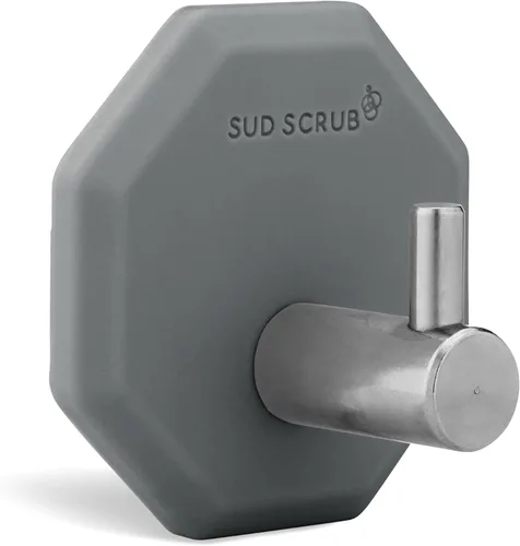 Vista 10 de Sud Scrub® Gancho de ducha antimicrobiano, ganchos autoadhesivos para pared de ducha, ganchos de pared extraíbles resistentes, ganchos para colgar